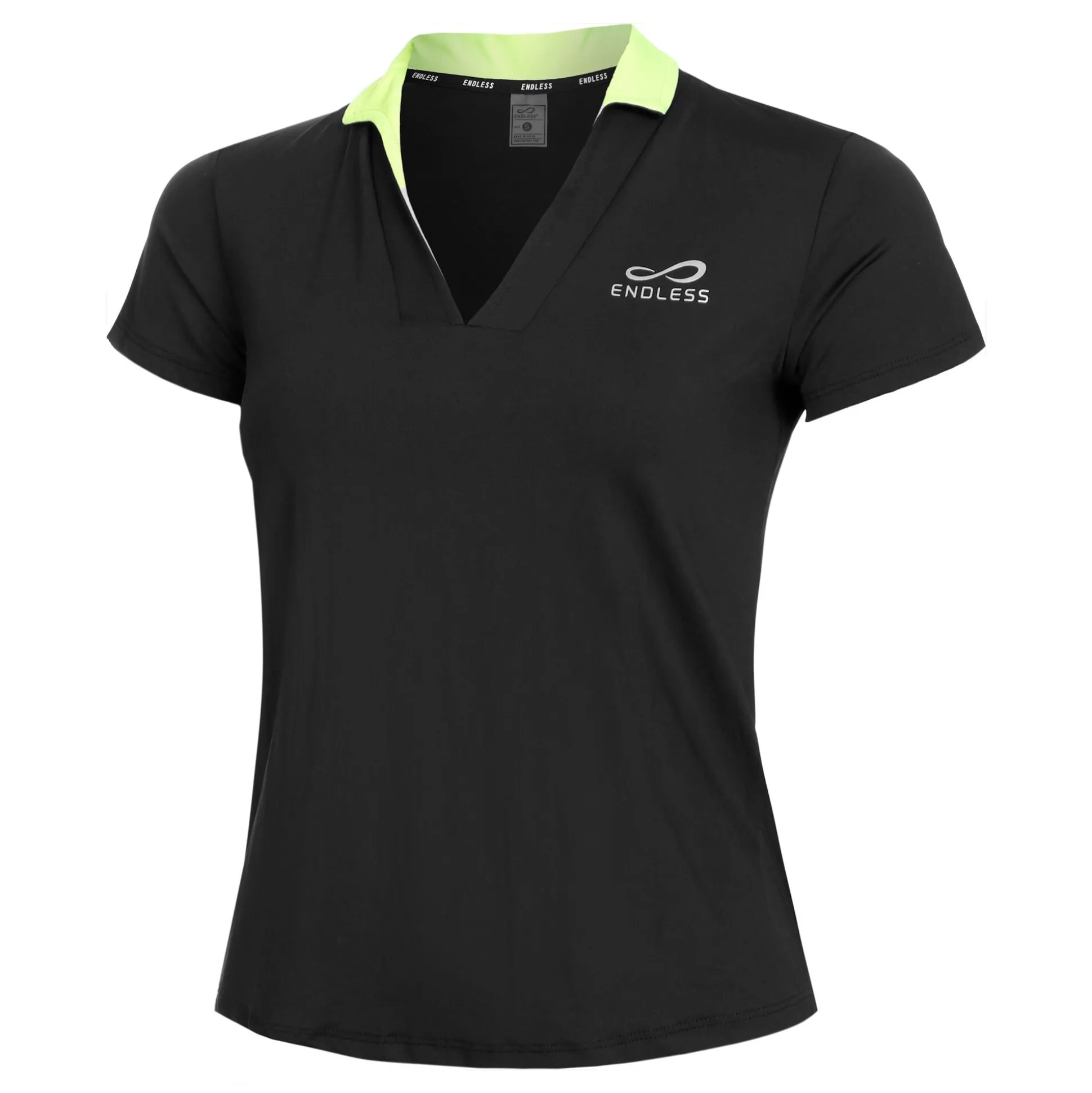 Store Onyx Sleeves Polo Women - Black, Green Shirts