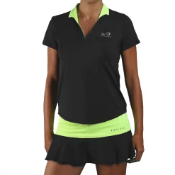 Store Onyx Sleeves Polo Women - Black, Green Shirts