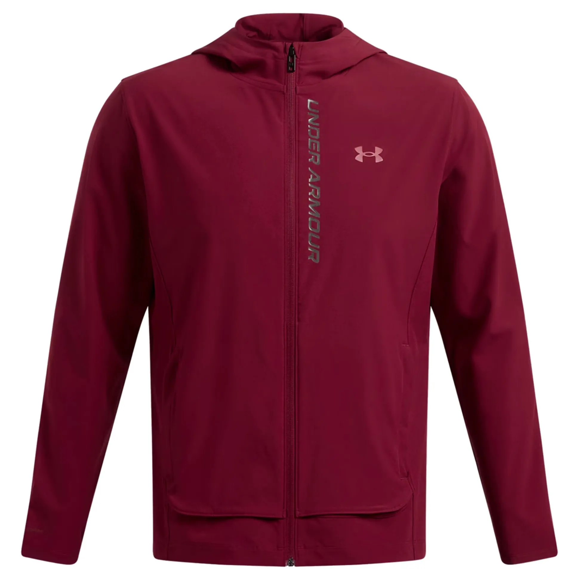 Store Outrun The Storm Running Jacket Men - Dark Red, Black Running Clothing