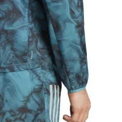 Best Own The Run AOP Running Jacket Men - Dark Green, Black Running Clothing