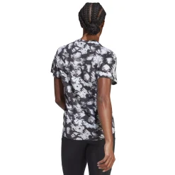 Shop Own The Run Cooler Running Shirt Women - Grey, Black Running Clothing