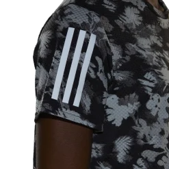 Shop Own The Run Cooler Running Shirt Women - Grey, Black Running Clothing