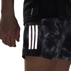 Hot Own The Run 5in AOP Running Shorts Men - Black, Multicoloured Running Clothing