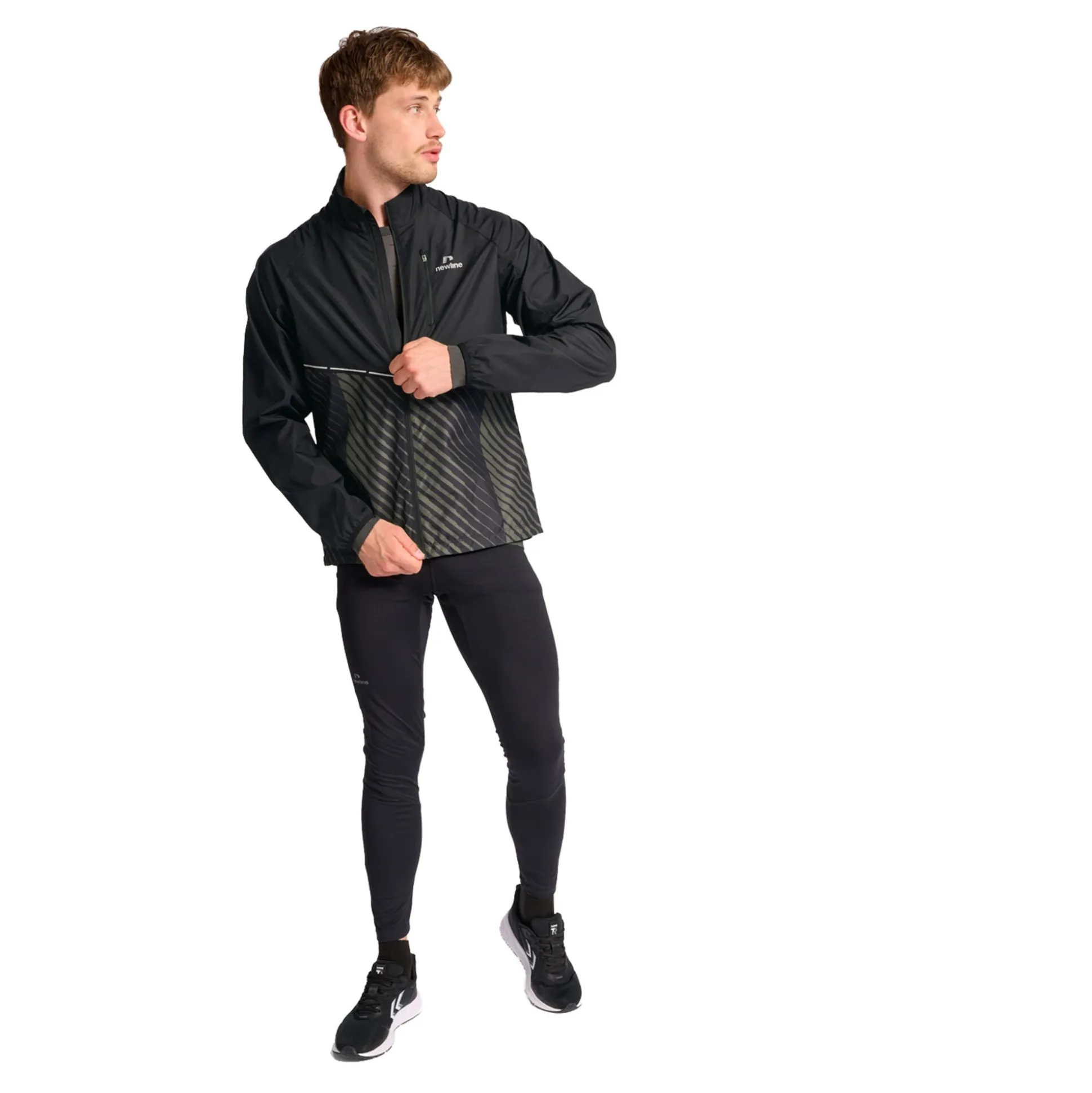 Best Pace Running Jacket Men - Black, Beige Running Clothing