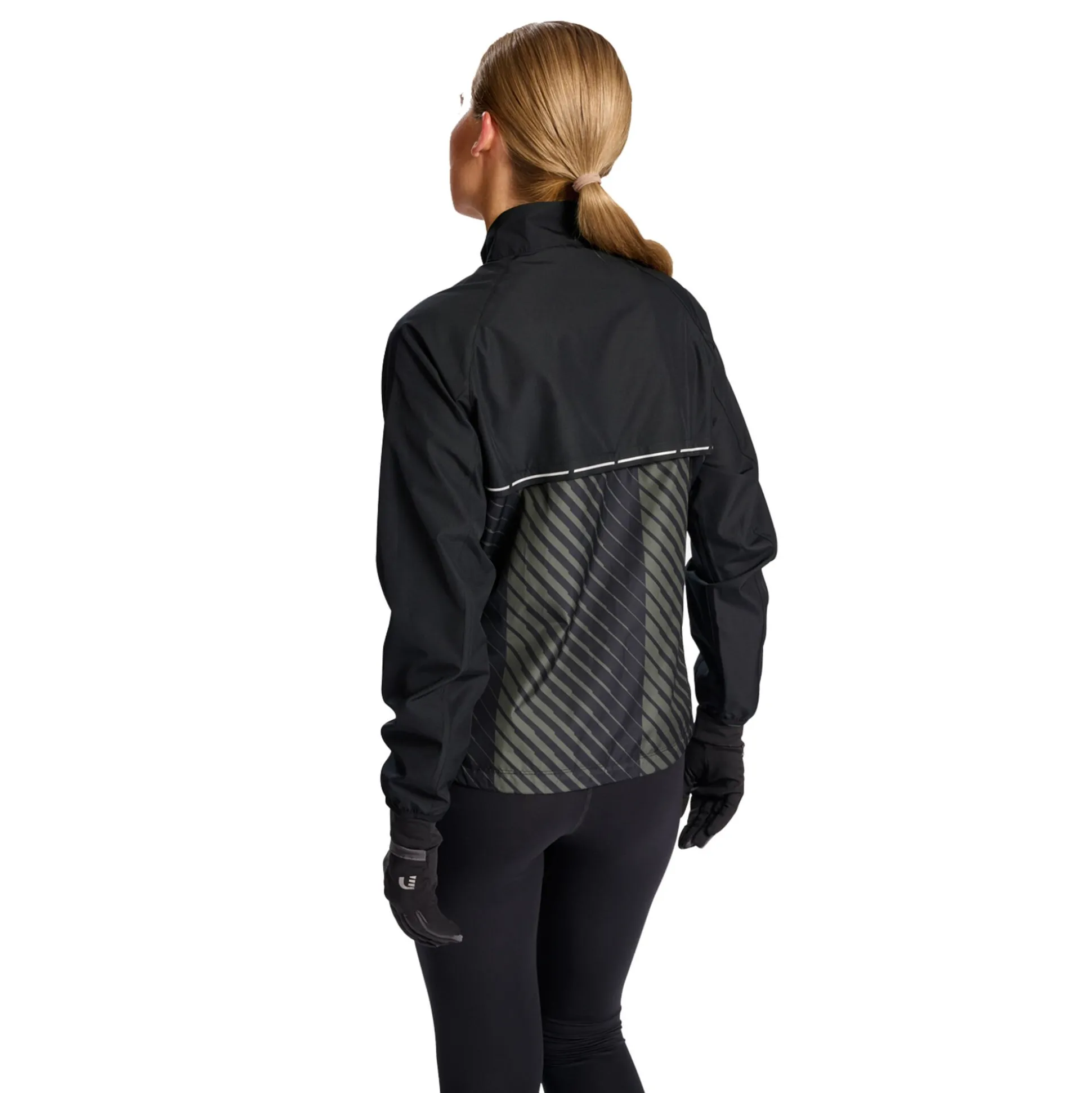 Discount Pace Running Jacket Women - Black, Beige Running Clothing