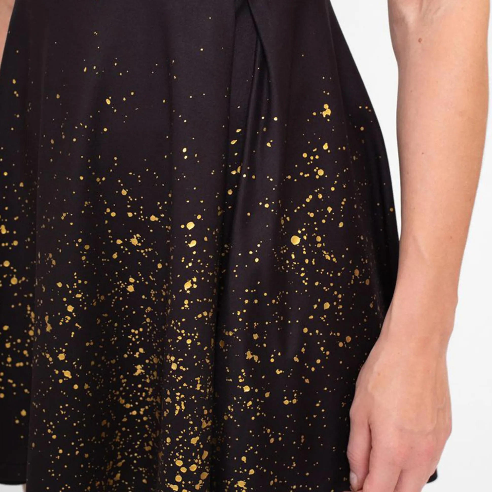 Best Sale Paris 2024 2in1 Dress Women - Black, Gold Dresses