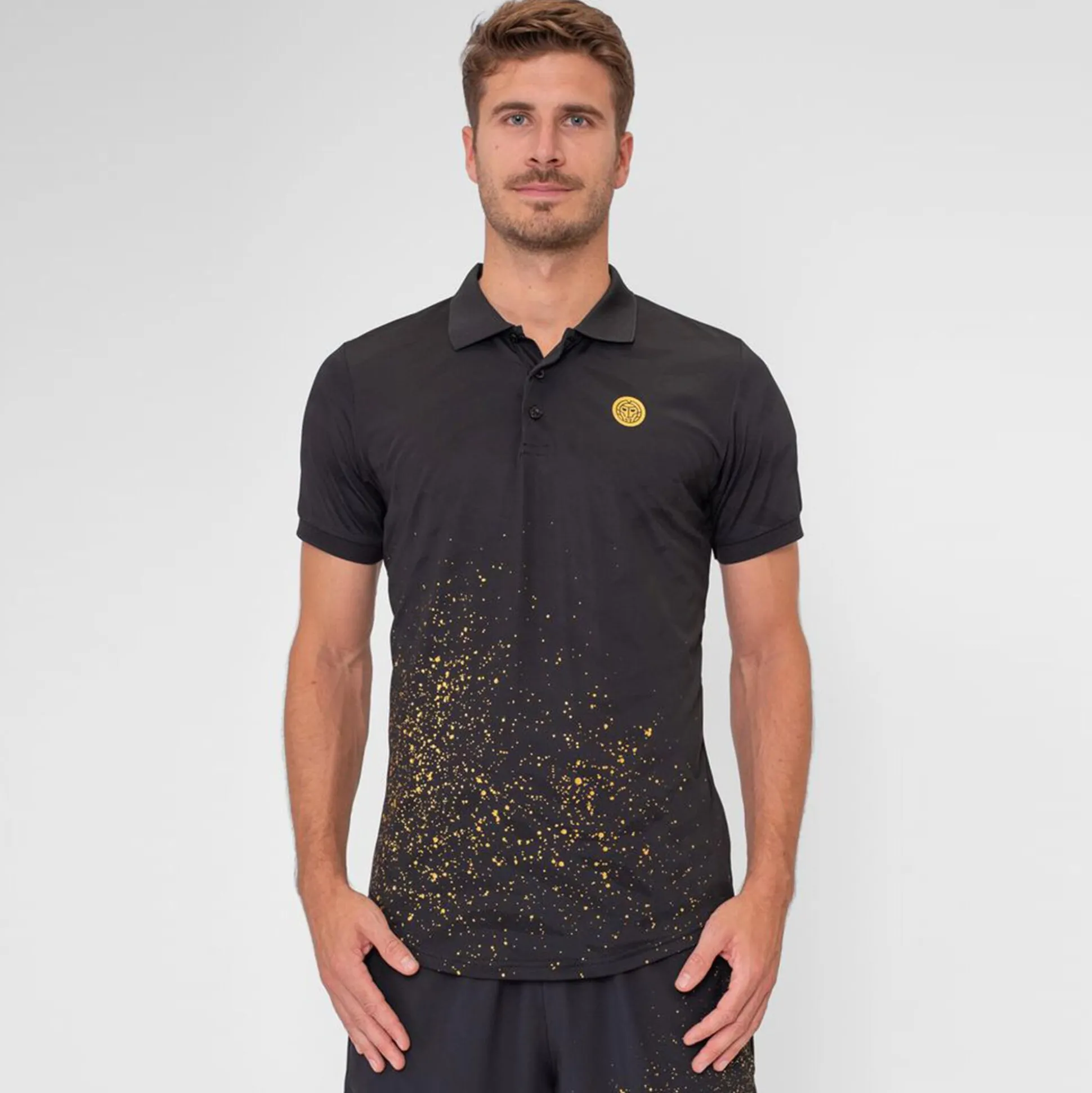 Cheap Paris 2024 Polo Men - Black, Gold Shirts