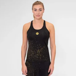 Cheap Paris 2024 Tank Top Women - Black, Gold Tops