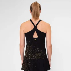 Cheap Paris 2024 Tank Top Women - Black, Gold Tops