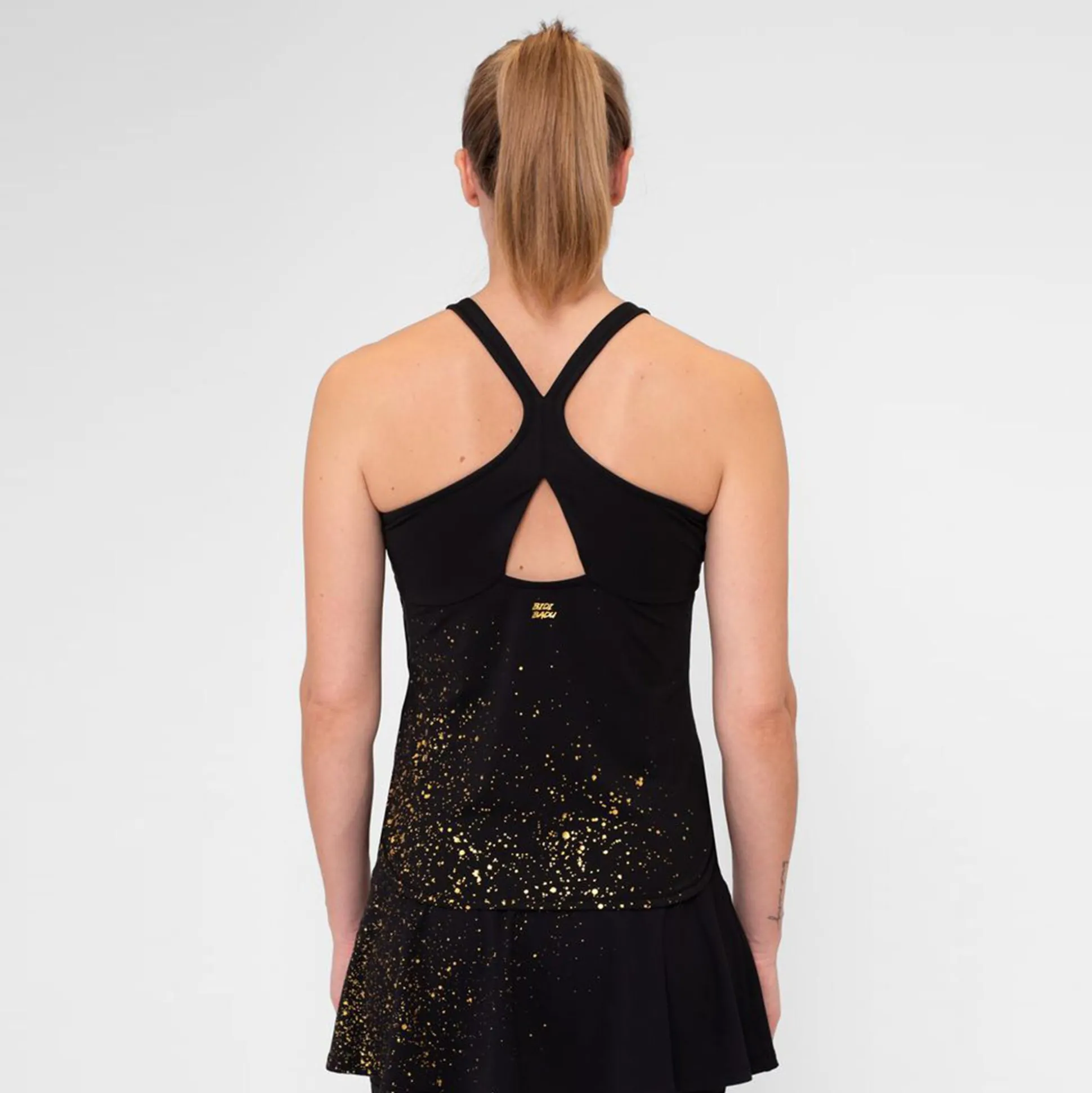Cheap Paris 2024 Tank Top Women - Black, Gold Tops