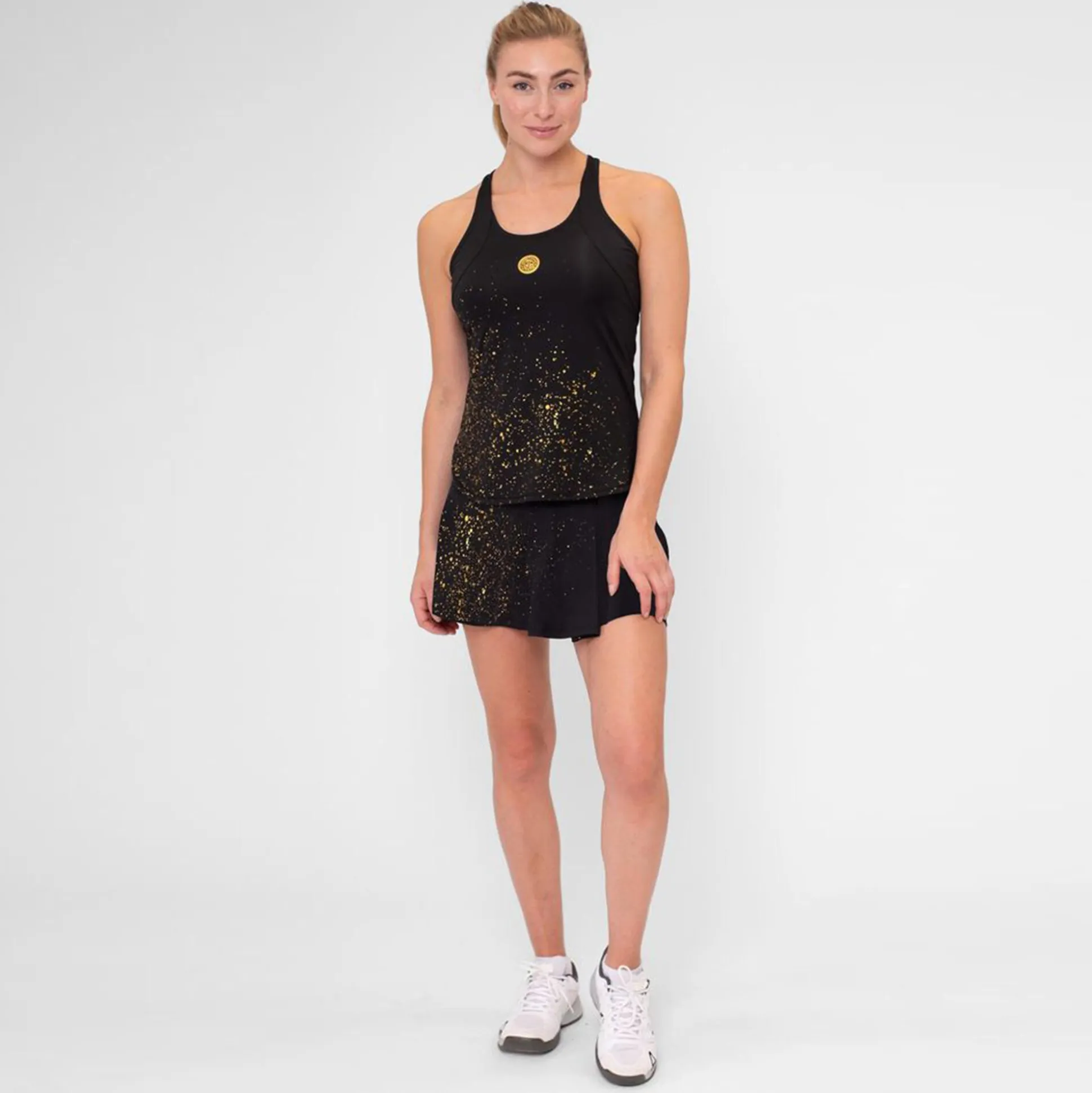 Cheap Paris 2024 Tank Top Women - Black, Gold Tops