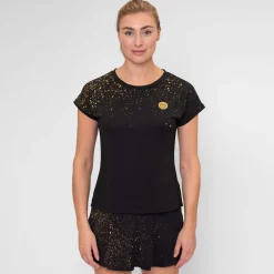 Discount Paris 2024 T-Shirt Women - Black, Gold Shirts