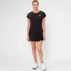 Discount Paris 2024 T-Shirt Women - Black, Gold Shirts