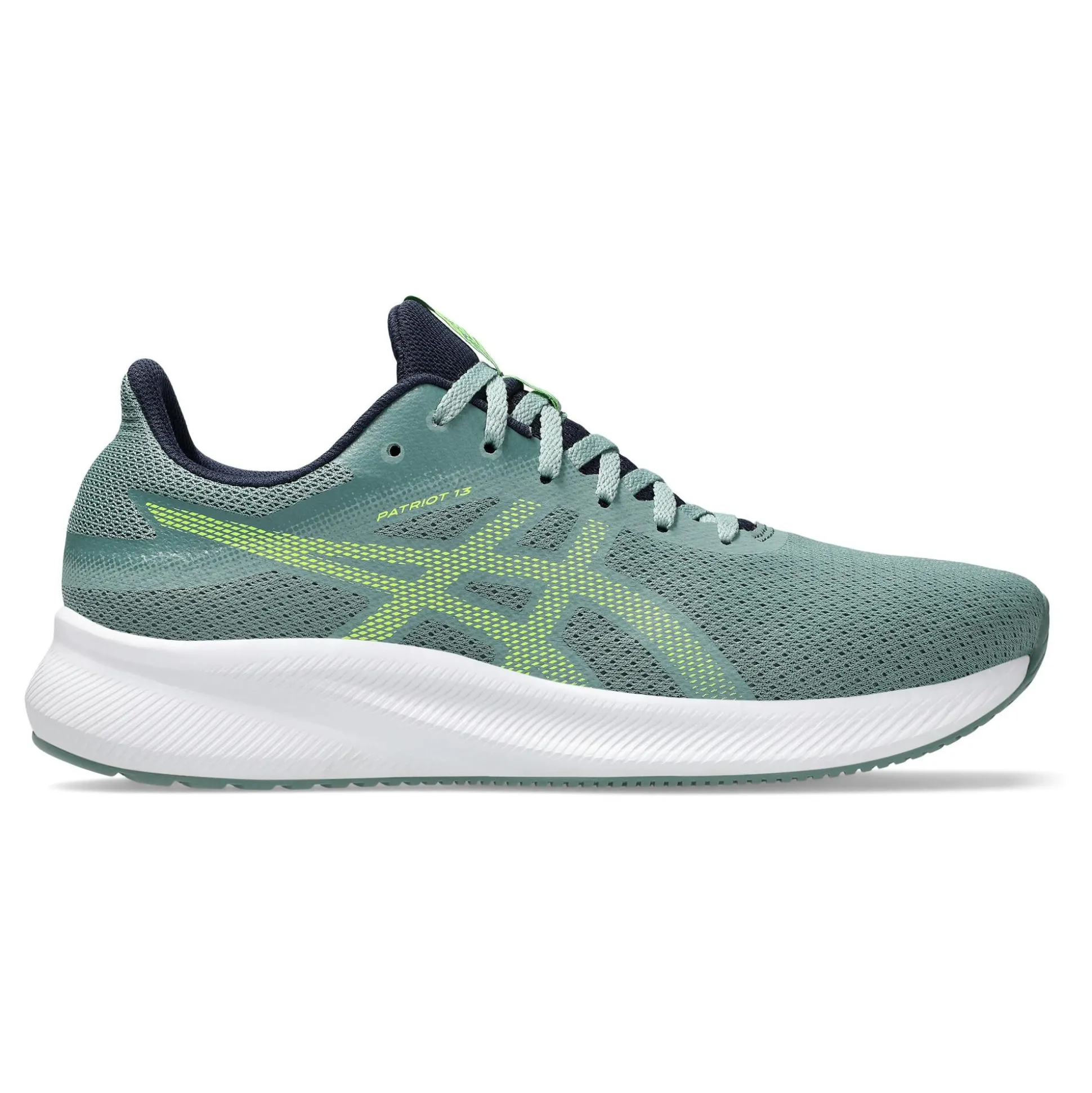 Cheap Patriot 13 Neutral Running Shoe Men - Grey, Green Running Shoes