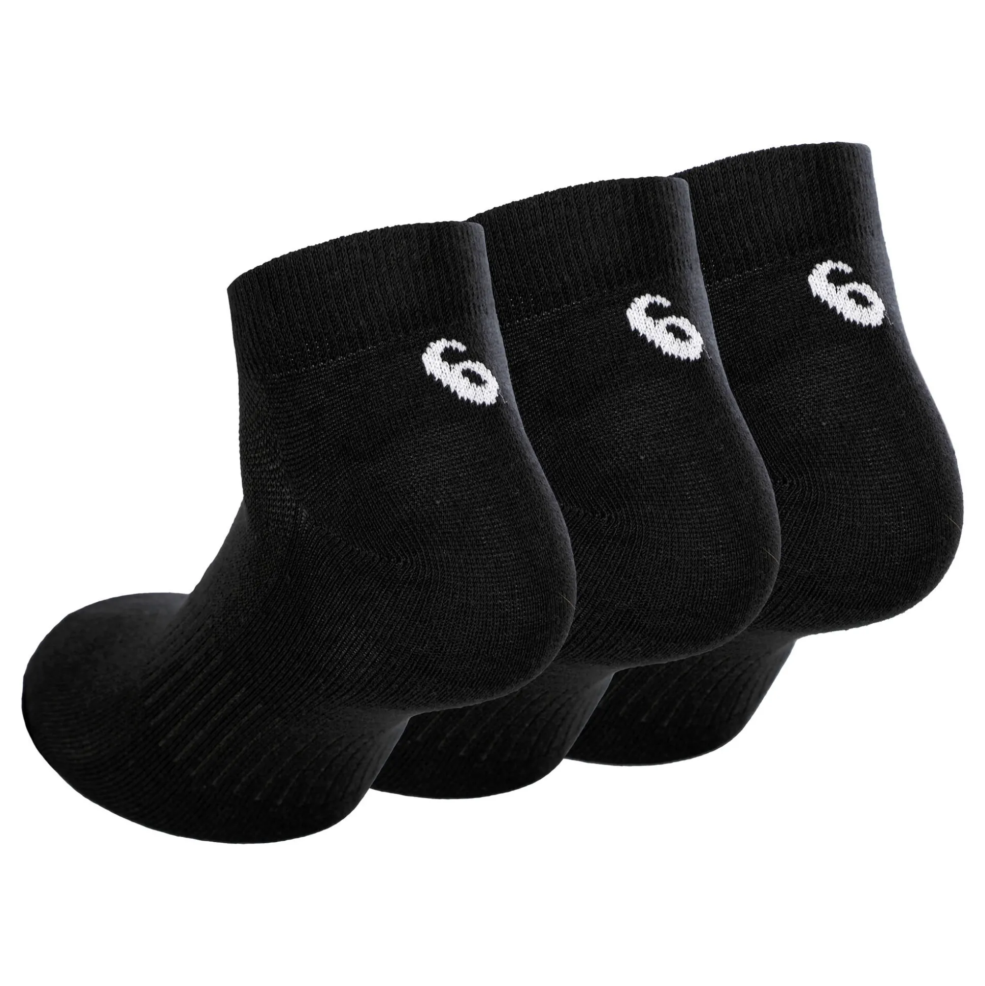 Best Sale PED Sports Socks 3 Pack - Black, White Socks