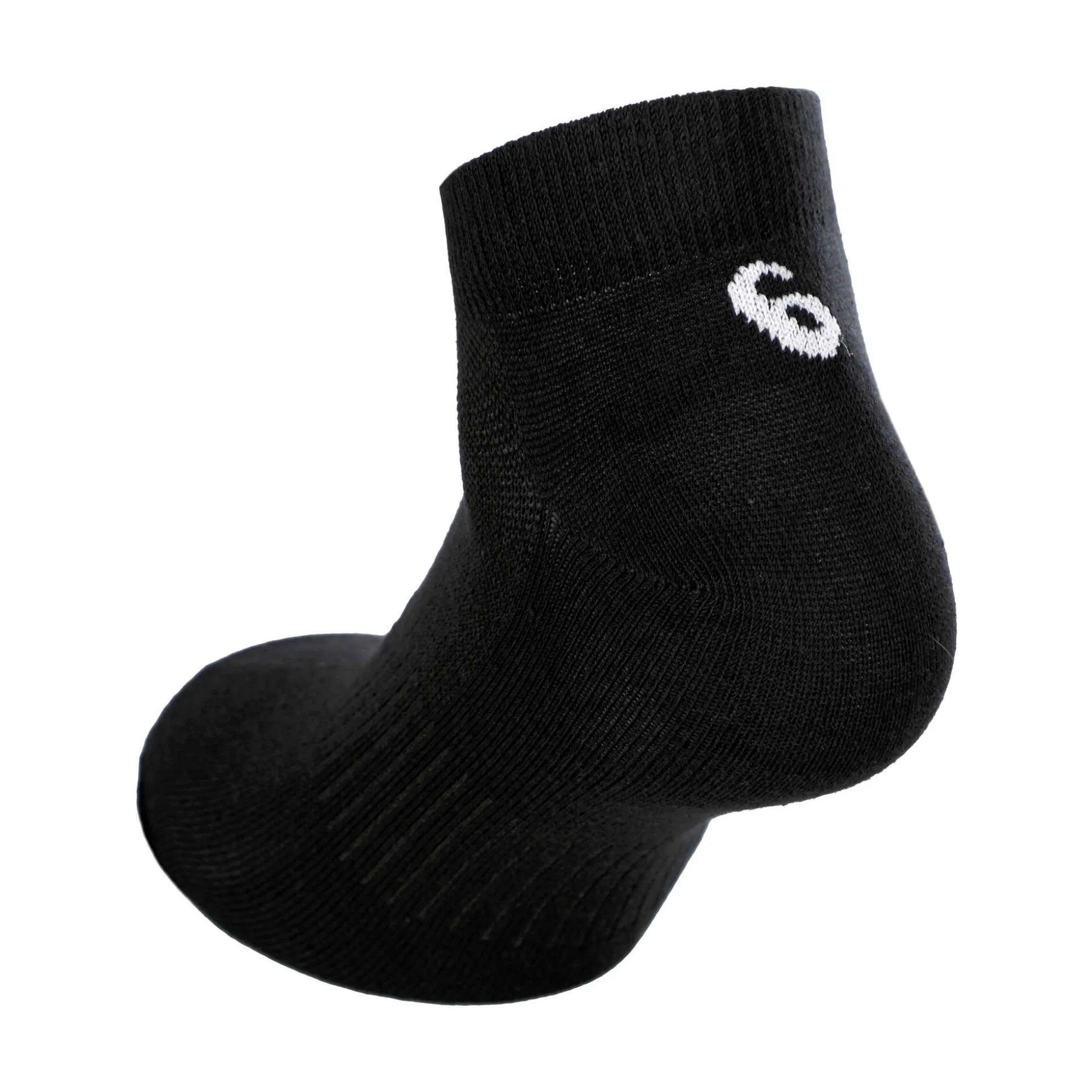 Best Sale PED Sports Socks 3 Pack - Black, White Socks