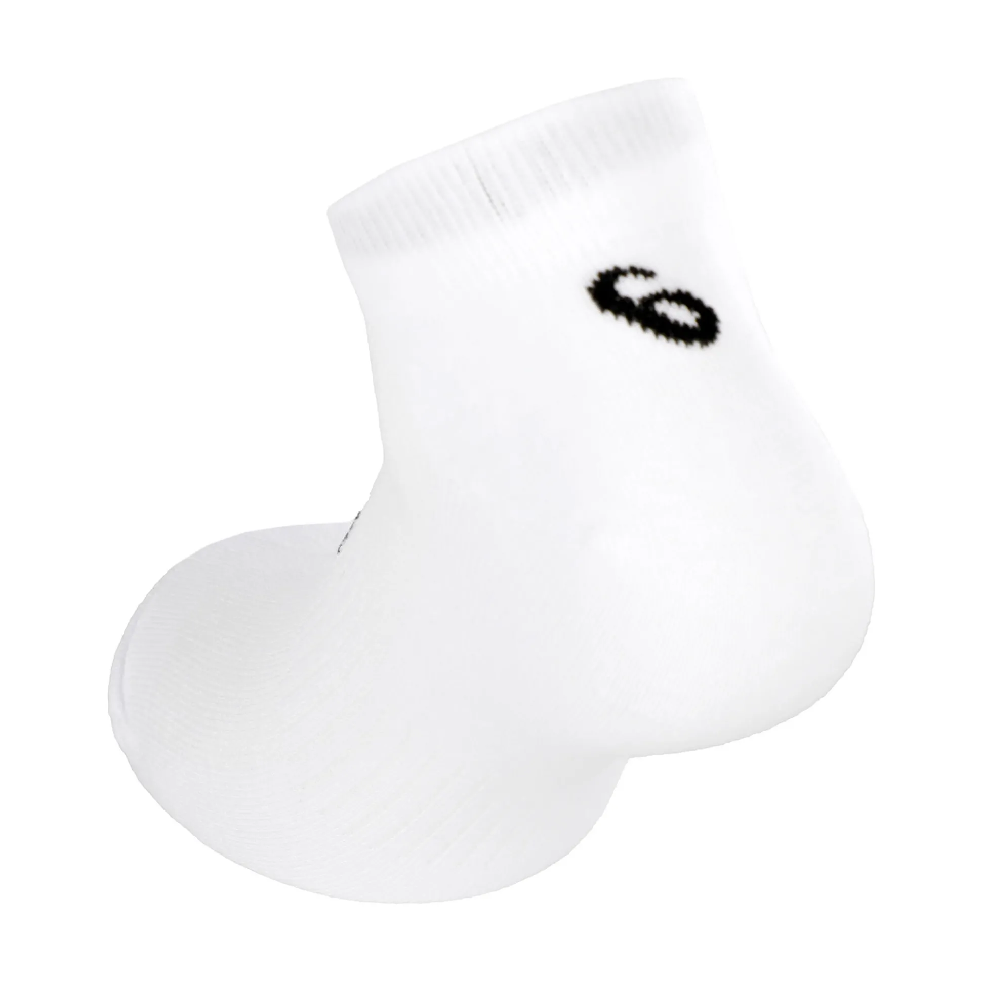 Sale PED Sports Socks 3 Pack - White, Black Socks