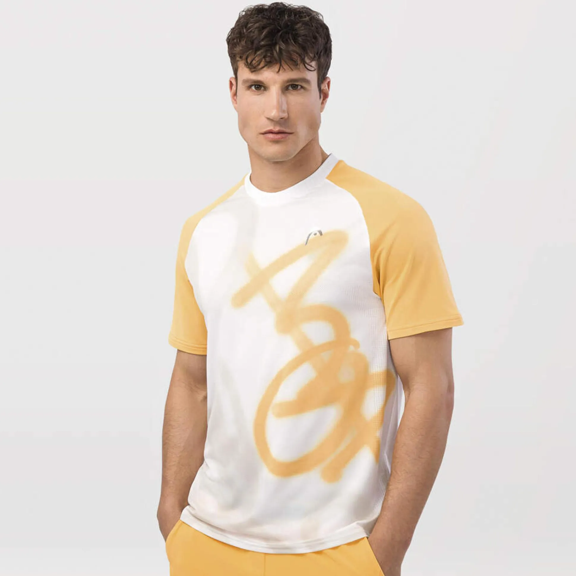 Sale Performance Mc New York T-Shirt Men - White, Golden Yellow Shirts