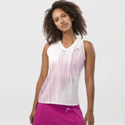 Flash Sale Performance Tank Top Women - White, Berry Tops