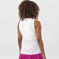 Flash Sale Performance Tank Top Women - White, Berry Tops