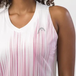 Flash Sale Performance Tank Top Women - White, Berry Tops