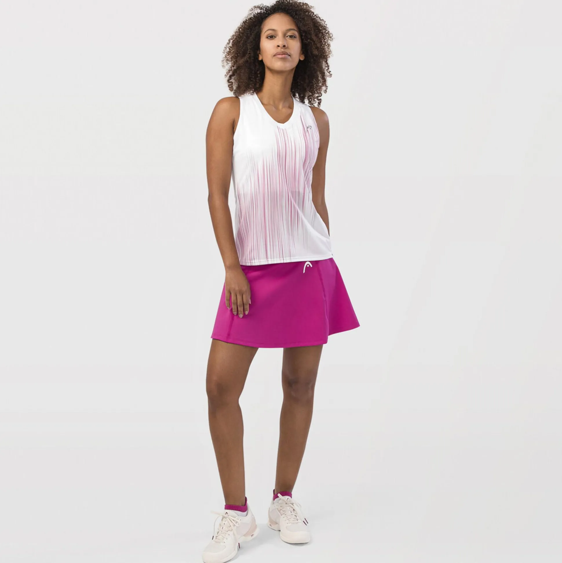 Flash Sale Performance Tank Top Women - White, Berry Tops