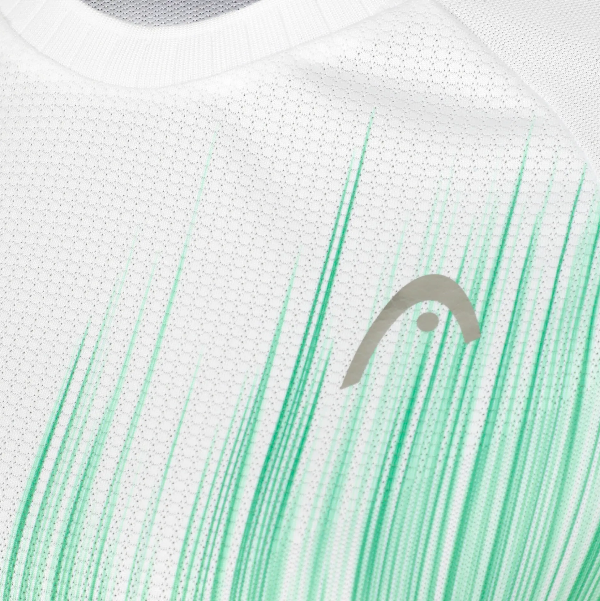 Fashion Performance T-Shirt Women - White, Turquoise Shirts