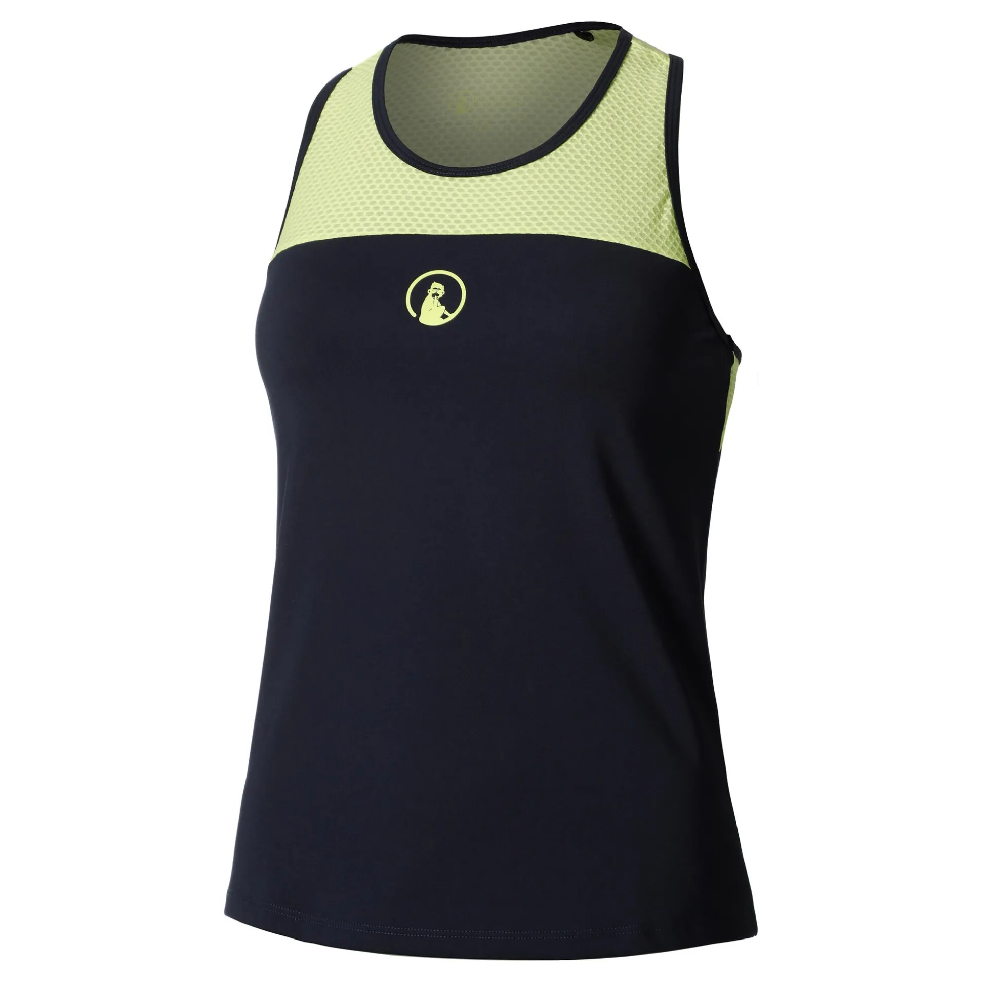 Clearance Perspectives Racerback Tank Top Women - Dark Blue Tops