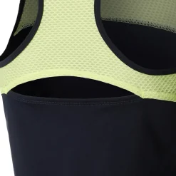 Clearance Perspectives Racerback Tank Top Women - Dark Blue Tops