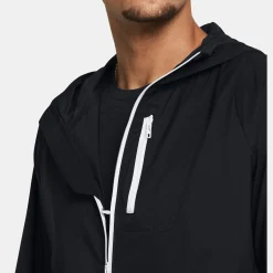 Hot Phantom Windbreaker Running Jacket Men - Black, White Running Clothing