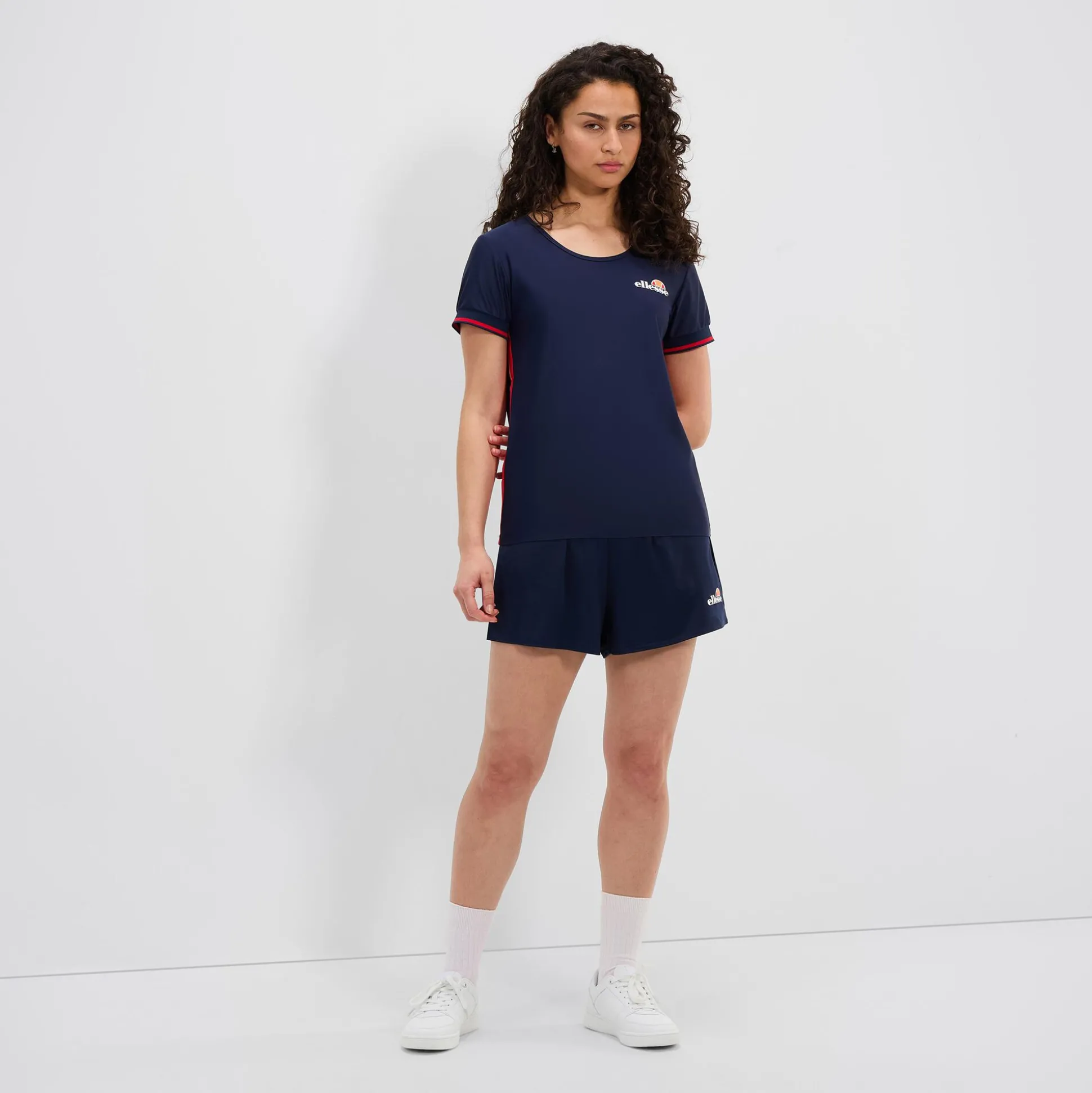 Hot Pierce T-Shirt Women - Dark Blue, Red Shirts