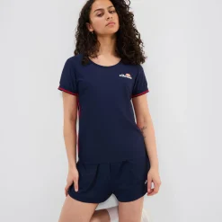 Hot Pierce T-Shirt Women - Dark Blue, Red Shirts