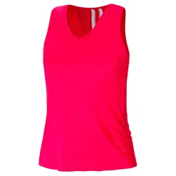 Hot Pindot V-Neck Tank Top Special Edition Women - Pink, White Tops