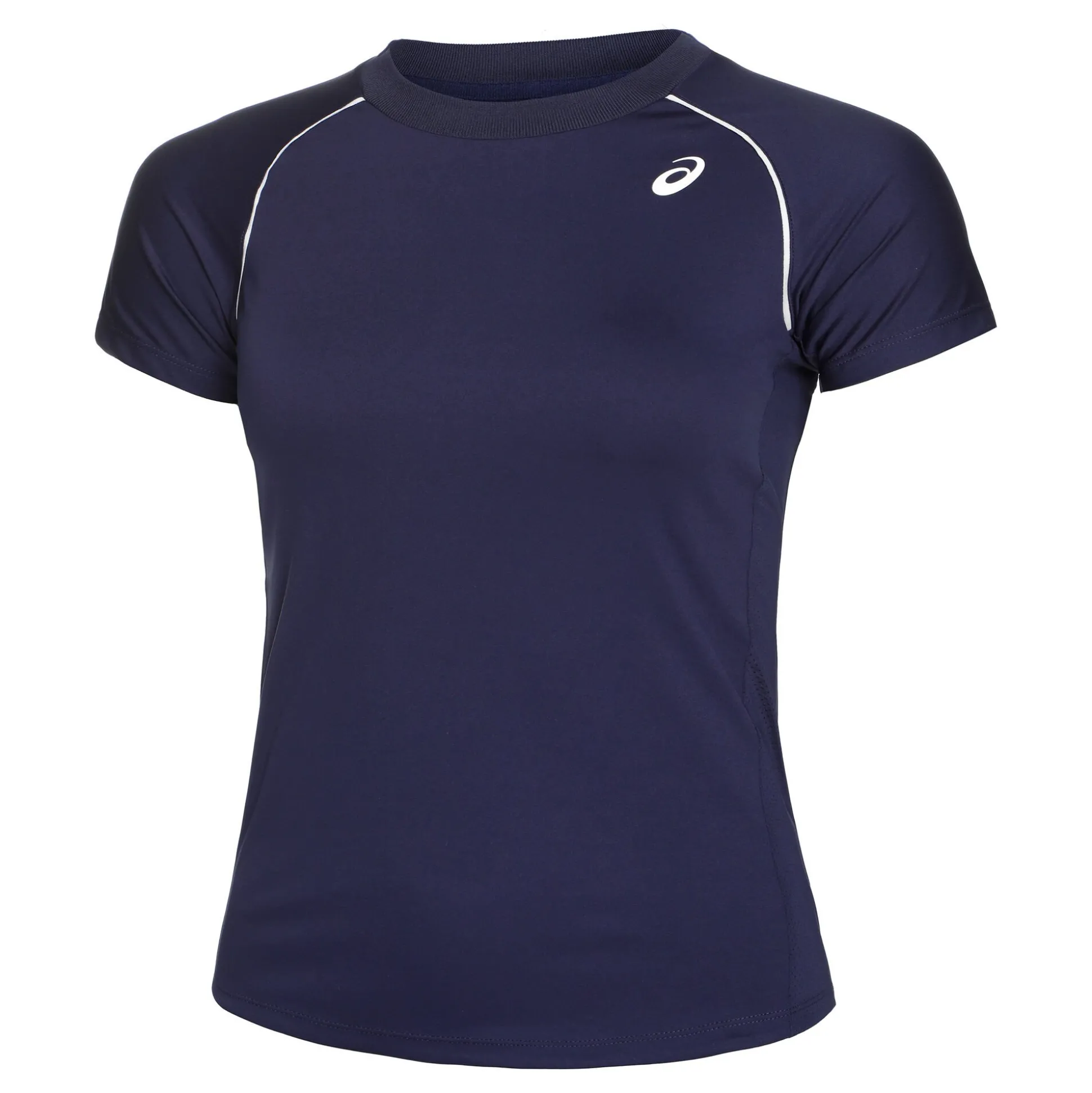Flash Sale Piping T-Shirt Women - Dark Blue, White Shirts