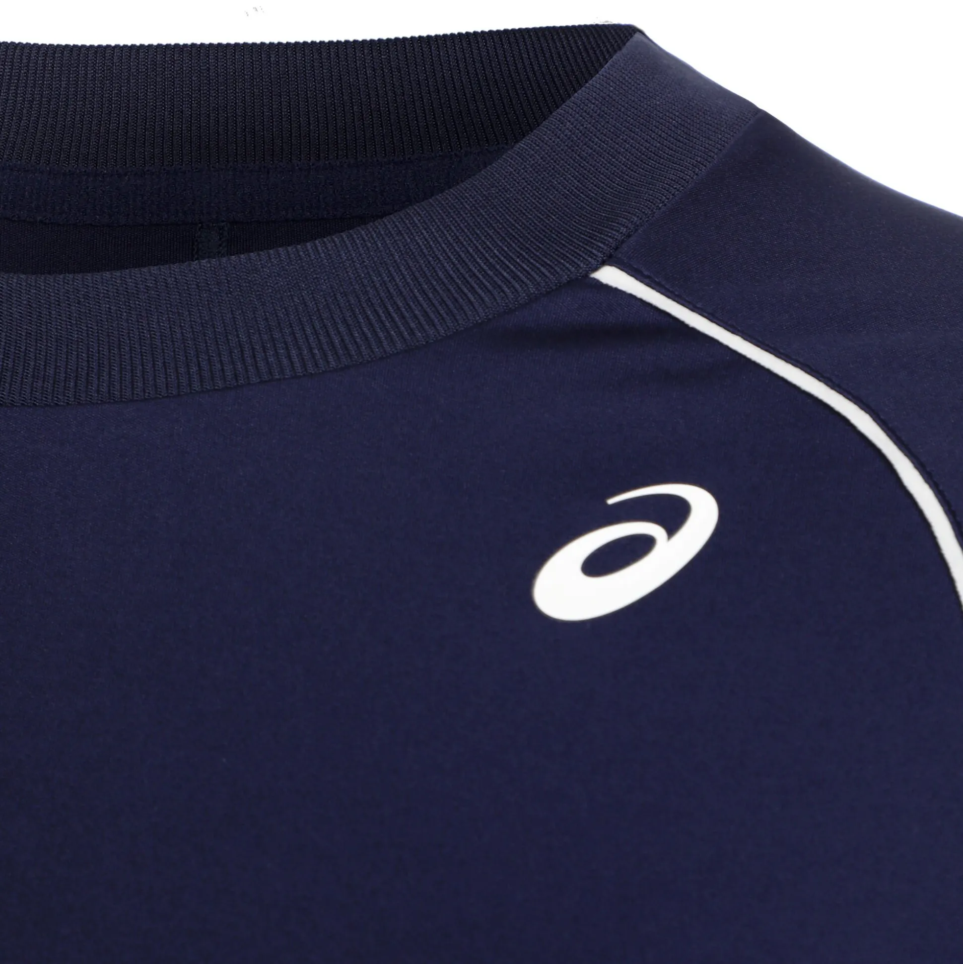 Flash Sale Piping T-Shirt Women - Dark Blue, White Shirts