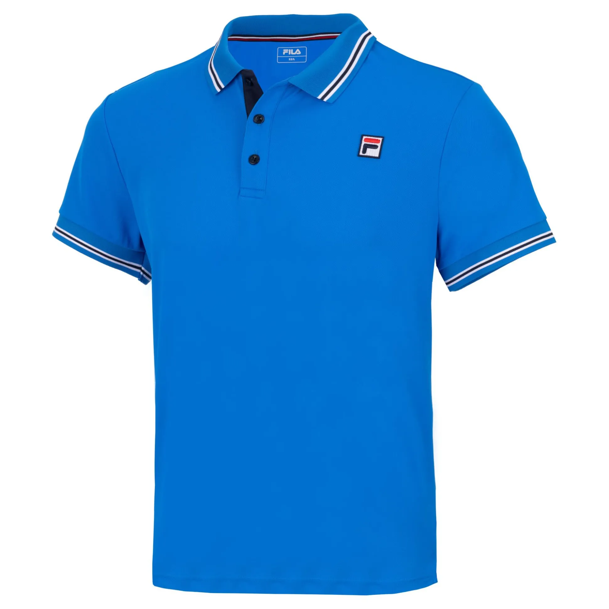 Store Piro Button Polo Men - Blue, White Shirts