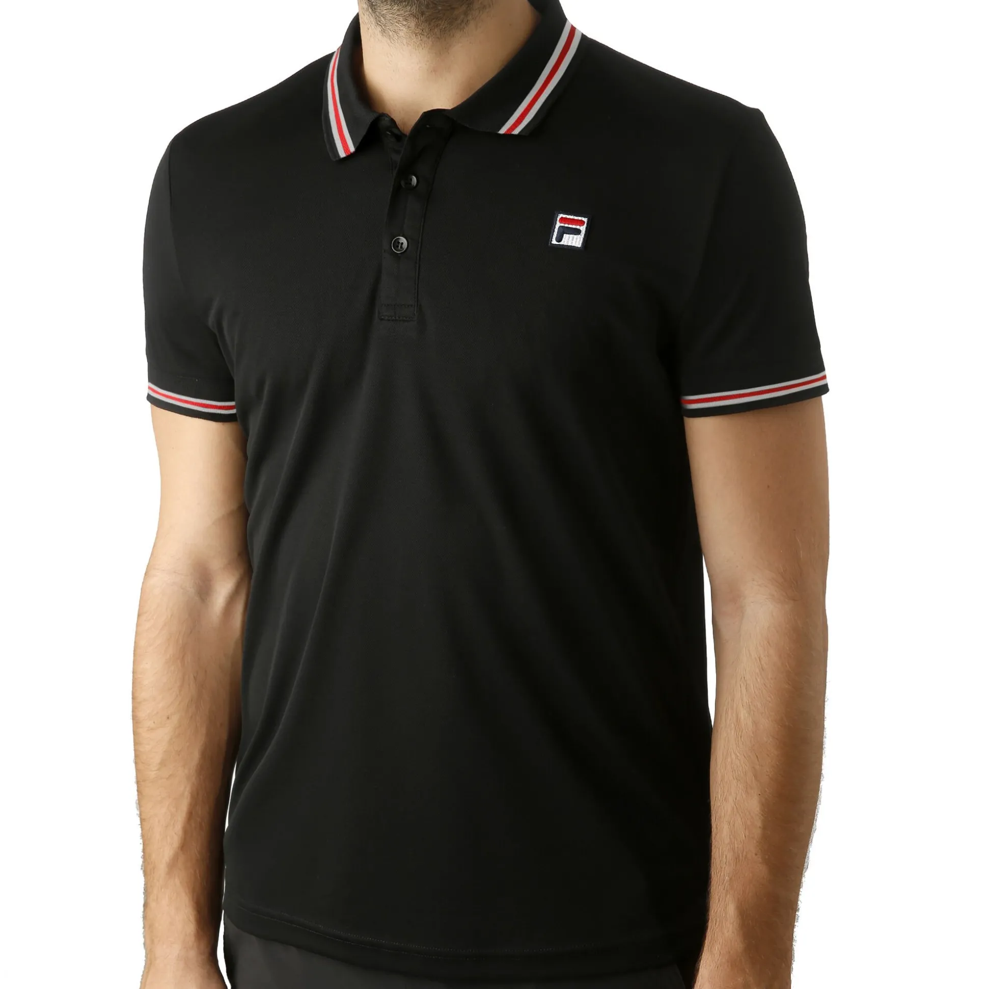 Sale Piro Polo Men - Black, Red Shirts