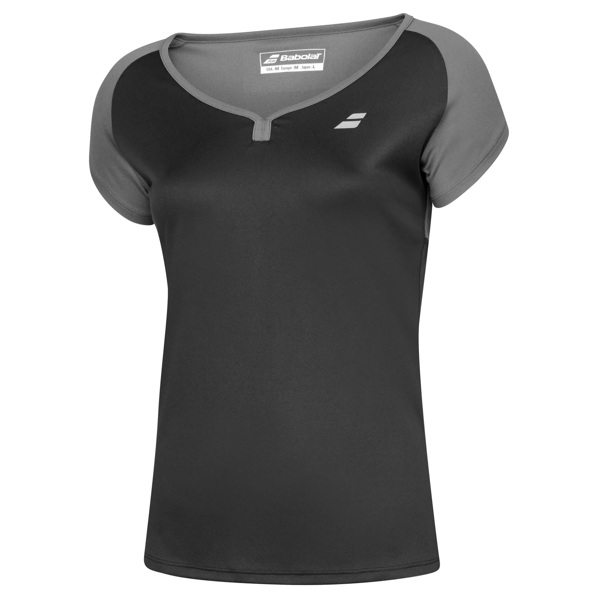 Clearance Play Capsleeve T-Shirt Women - Black, Grey Shirts