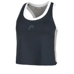 Cheap Play Crop Tank Top Women - Dark Blue, White Tops