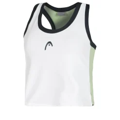 Outlet Play Crop Tank Top Women - White, Dark Blue Tops