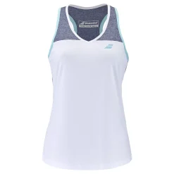 Clearance Play Tank Top Women - White, Blue Tops