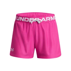 New Play Up Solid Shorts Girls - Pink, White Shorts