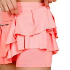 New Pleat Tier With Piping Skirt Women - Apricot, Black Skirts