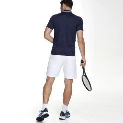 Online Polo Men - Dark Blue, White Shirts