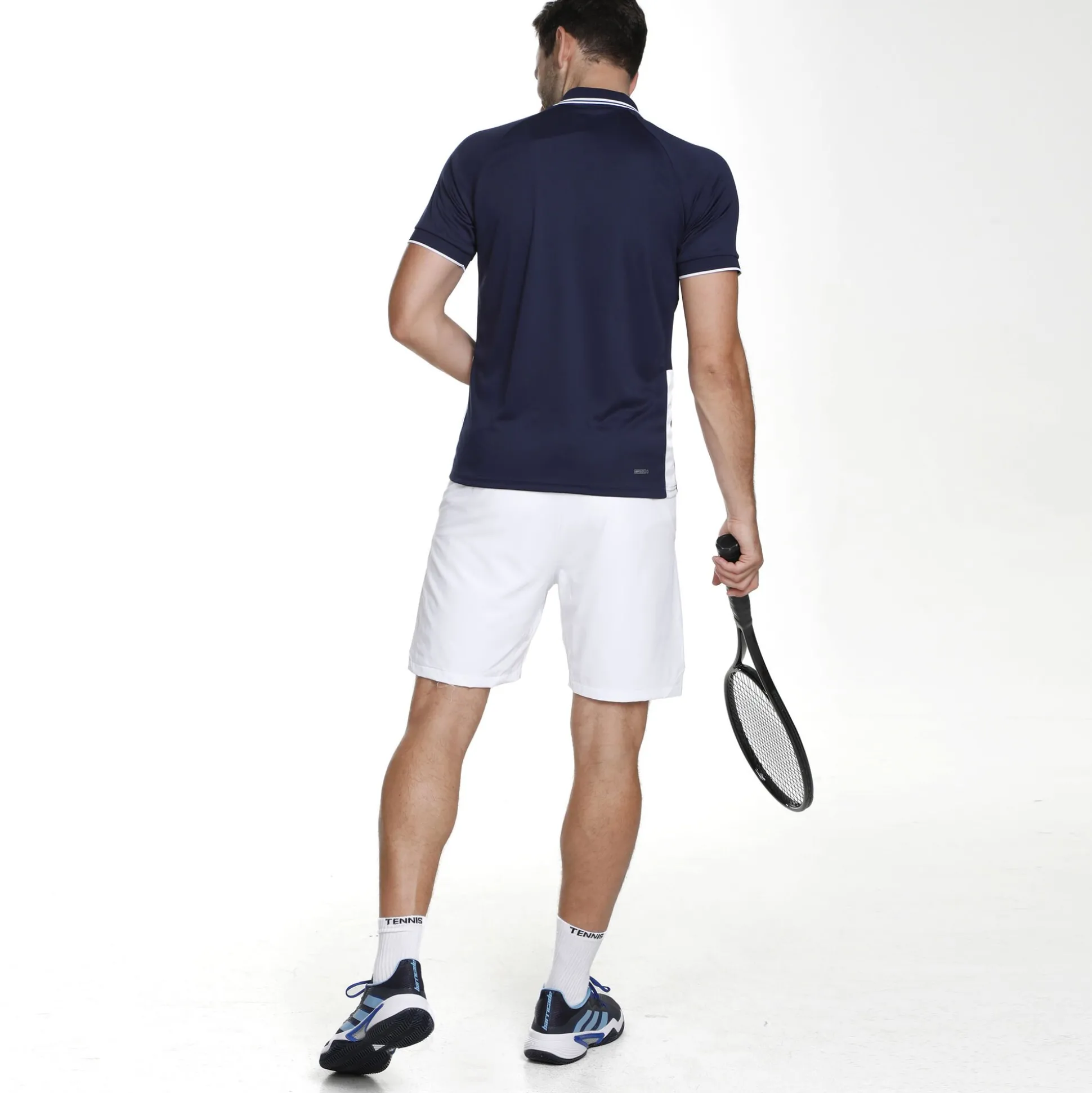 Online Polo Men - Dark Blue, White Shirts
