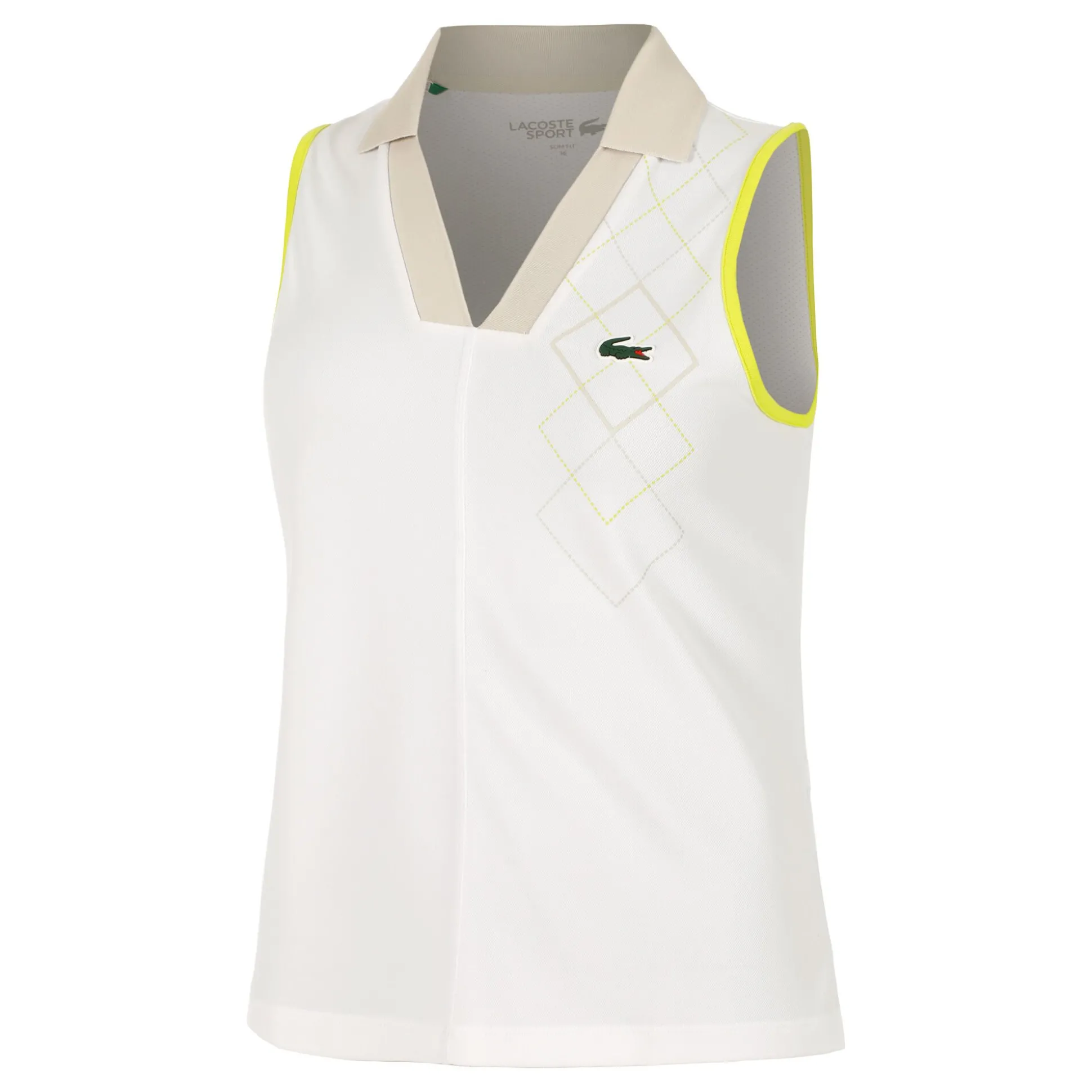 Online Polo Women - White, Yellow Shirts