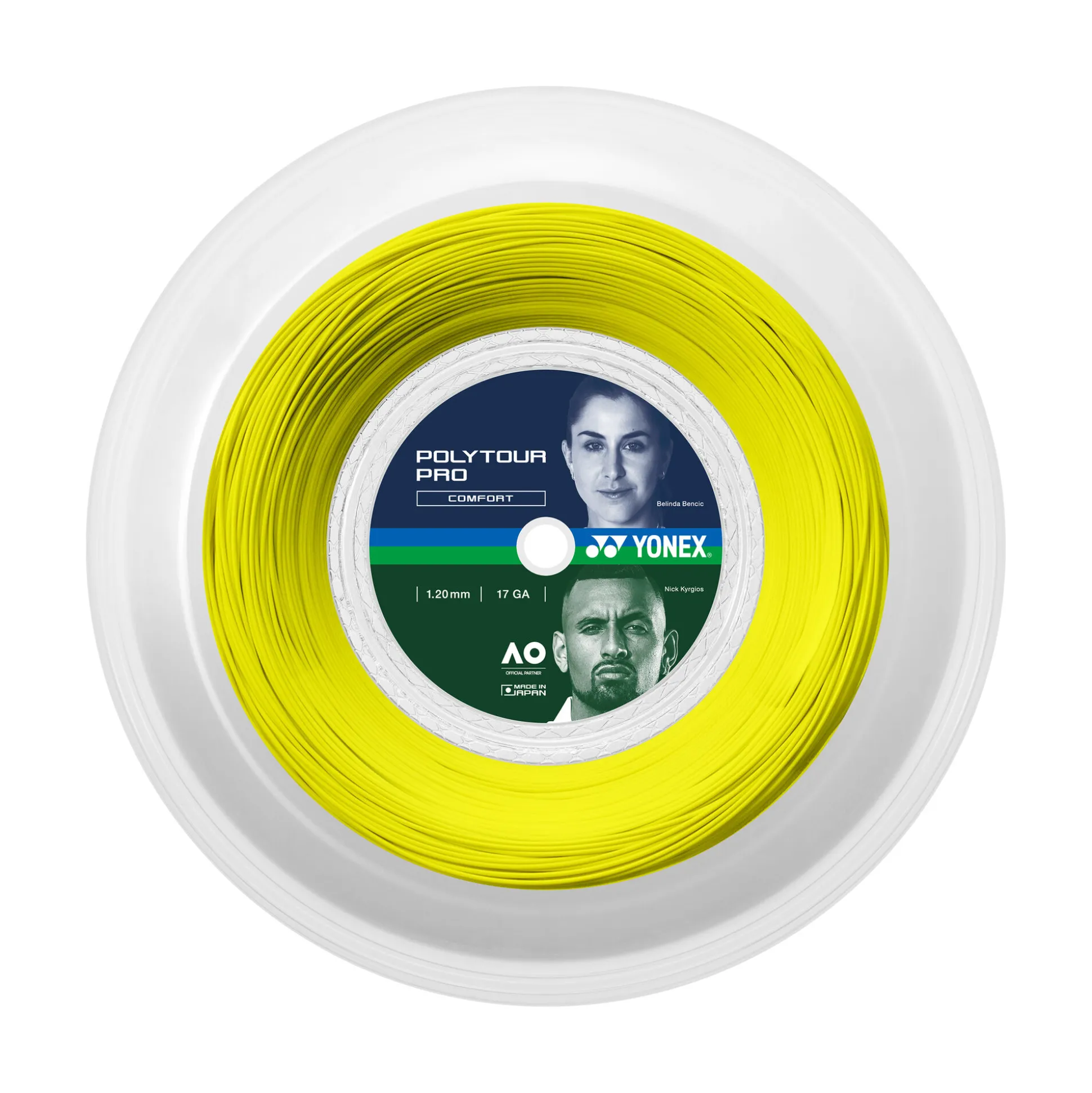 Best Poly Tour Pro String Reel 200m - Yellow String Reels