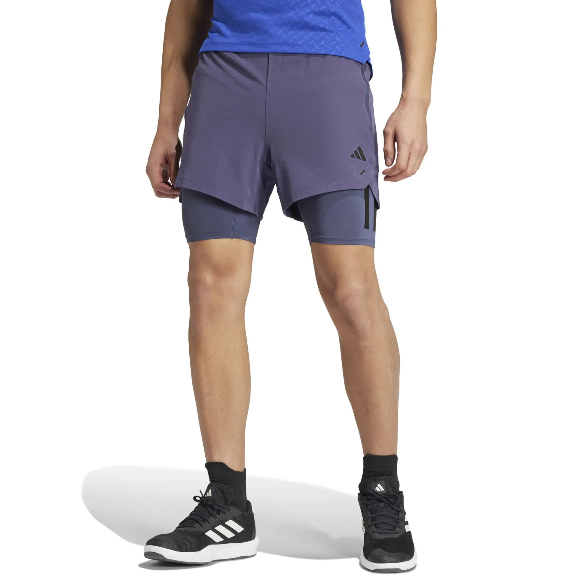 Discount Power 2in1s Shorts Men - Blue Grey Shorts