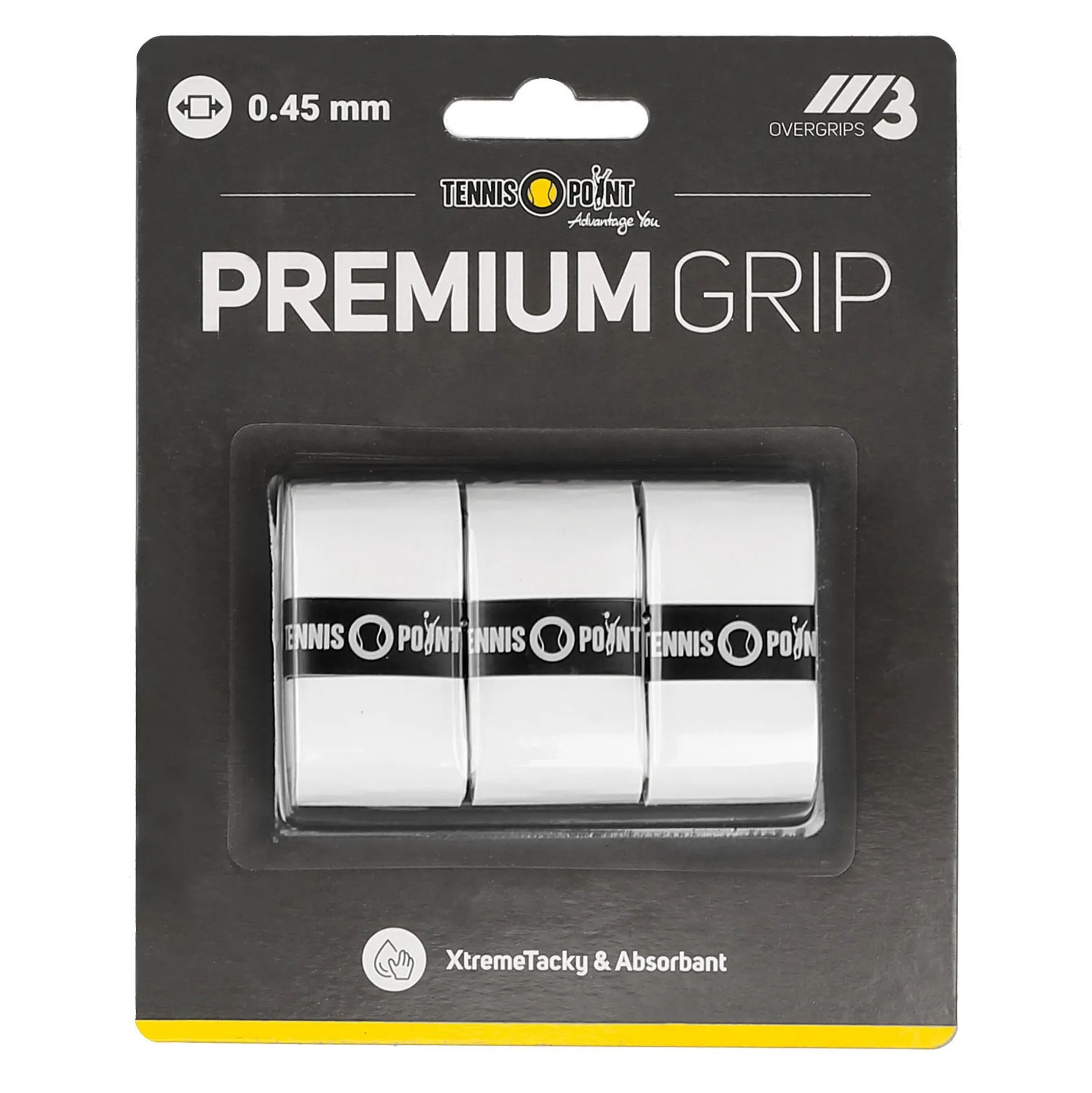 Best Premium Grip 3 Pack - White Grips
