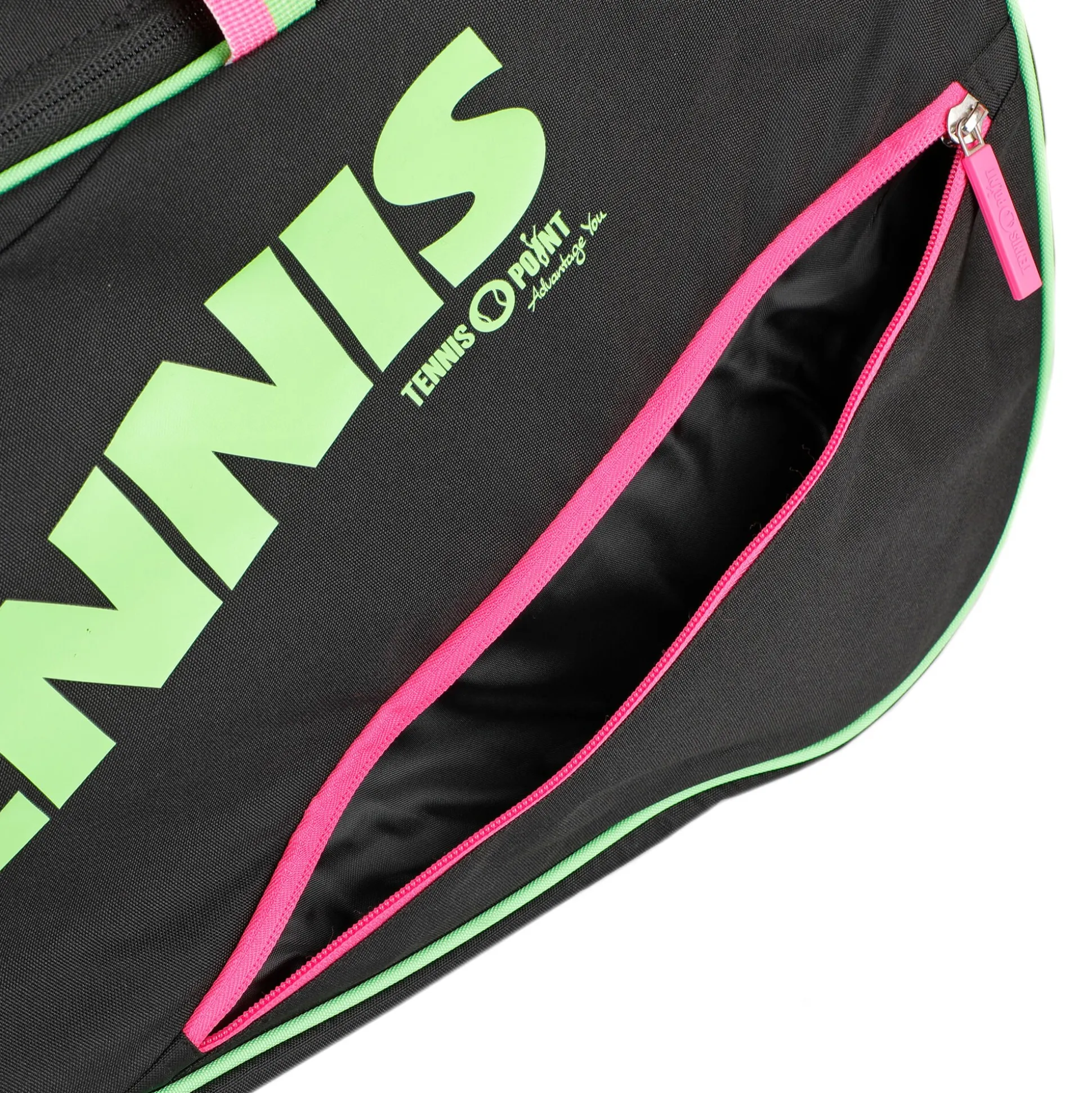 Discount Premium Neon 6R Racket Bag - Black, Neon Green Racket Bags